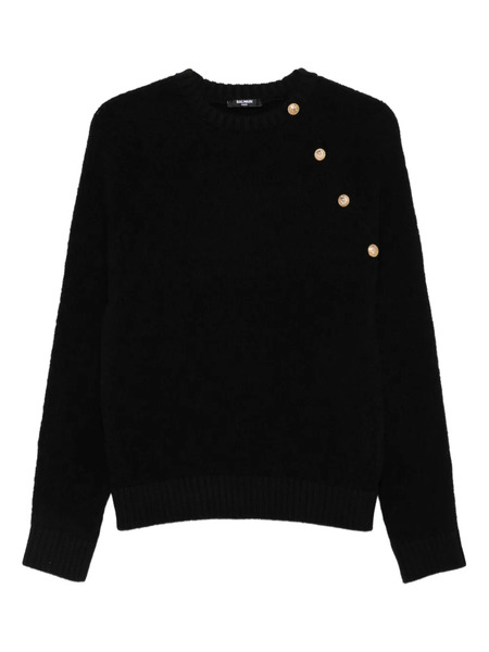  Balmain Kids Maglione Con Bottoni - Nero 