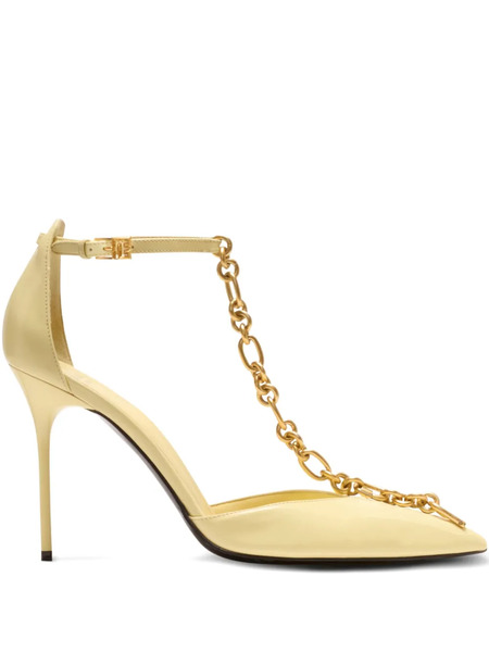  Balmain Pumps Sync A Punta - Giallo 