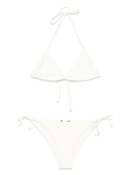  Balmain Set Bikini Con Stampa - Bianco 