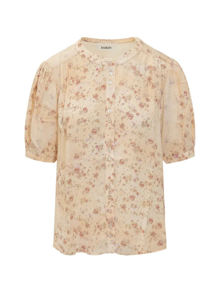  Ba&sh Camicia A Fiori - Toni Neutri 