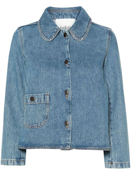  Ba&sh Giacca Tiny Denim - Blu 
