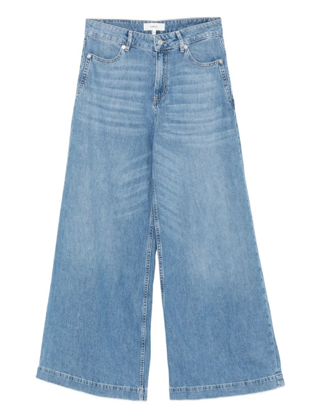  Ba&sh Jeans Musc A Gamba Ampia - Blu 