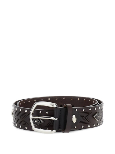  Bax Lab Cintura Con Borchie - Marrone 