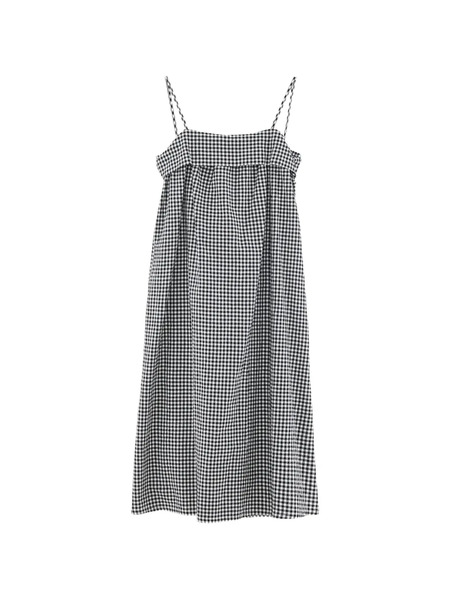 Bellerose Abito Tokyo A Quadretti - Nero 