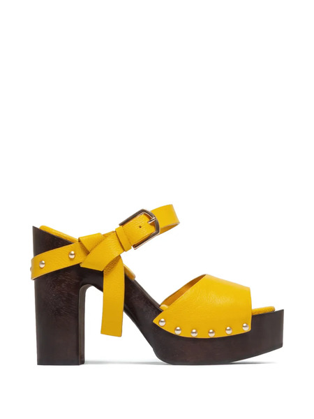  Bernardo Sandali Luxor Con Borchie - Giallo 