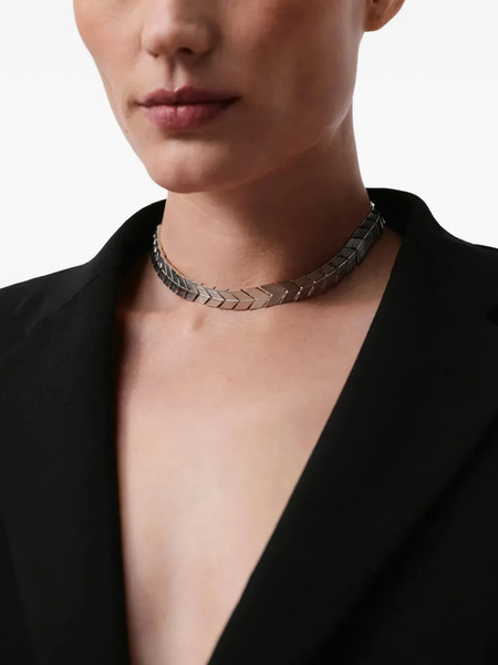  Bevza Choker Con Borchie - Argento 