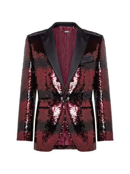  Billionaire Blazer Con Paillettes - Rosso 