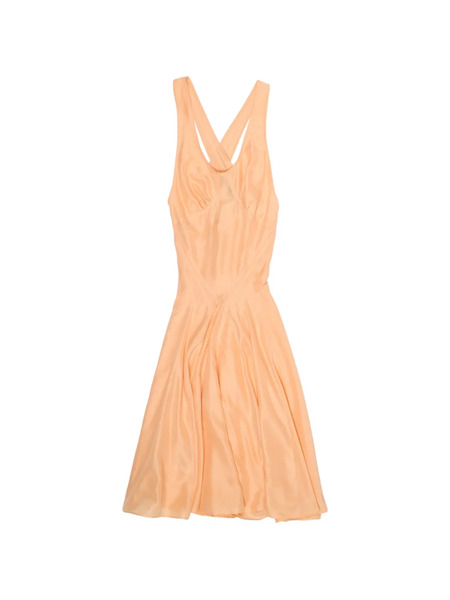  Bimba Y Lola Abito Midi In Seta - Arancione 