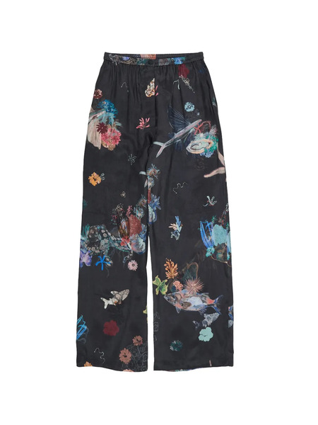  Bimba Y Lola Pantaloni A Fiori - Nero 