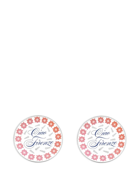  Bitossi Home Piatti Ciao Firenze (2 Pezzi) - Bianco 