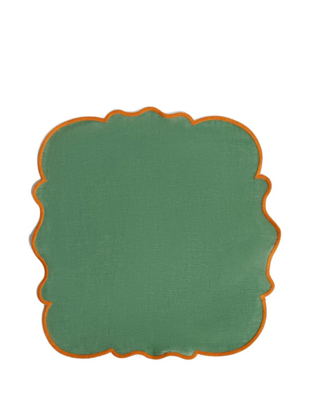  Bitossi Home Tovaglioli Con Orlo A Smerlo (2 Pezzi) - Verde 