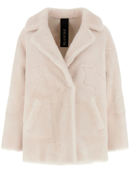  Blancha Giacca In Shearling - Bianco 