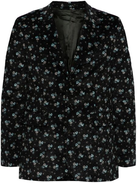  Bode Blazer Chicory A Fiori - Nero 