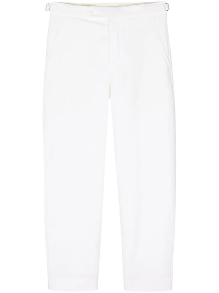  Bode Pantaloni Dritti - Bianco 