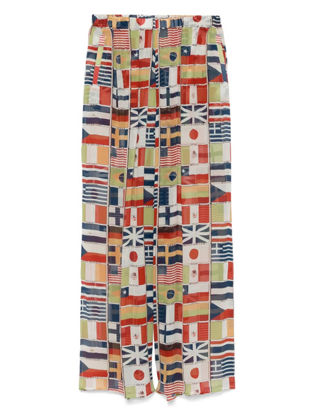  Bode Pantaloni International - Rosso 