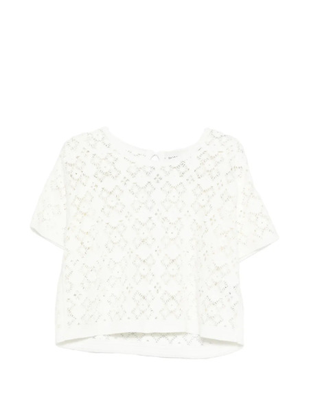  Bompard Blusa Traforata - Bianco 