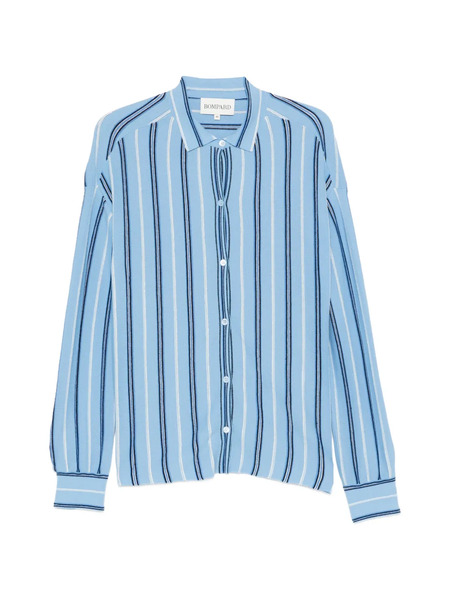 Bompard Camicia A Righe - Blu 
