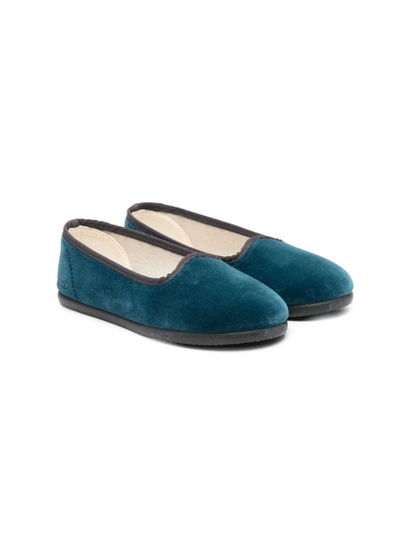  Bonpoint Ballerine Con Bordi A Contrasto - Blu 