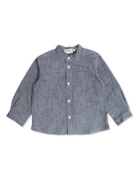  Bonpoint Camicia In Cotone Biologico - Blu 