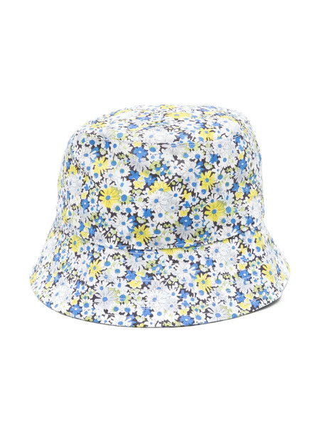  Bonpoint Cappello Bucket A Fiori - Blu 