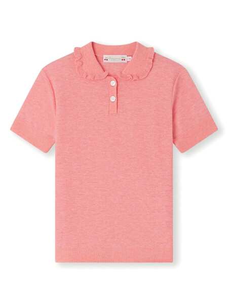  Bonpoint Polo Frynja Con Ruches - Rosa 