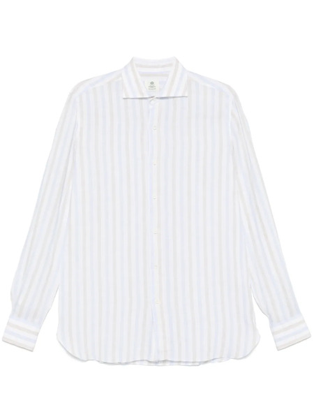  Borrelli Camicia A Righe - Bianco 