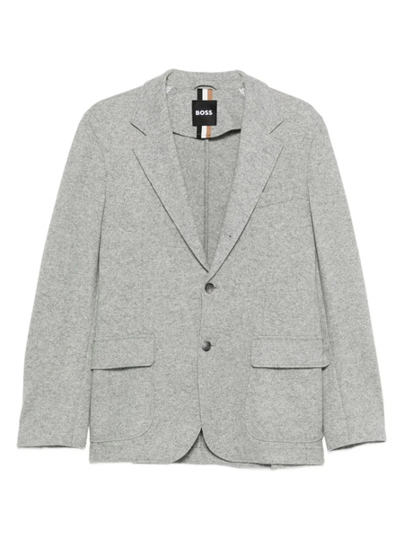  Boss Blazer Con Tasca - Grigio 