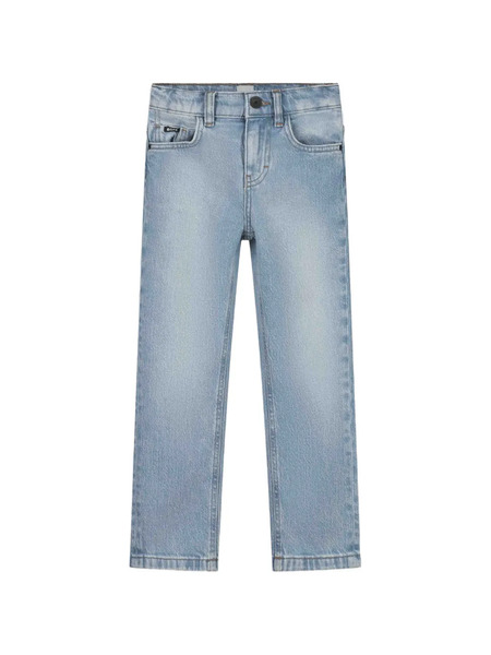  Boss Kidswear Jeans Con Design A Cinque Tasche - Blu 