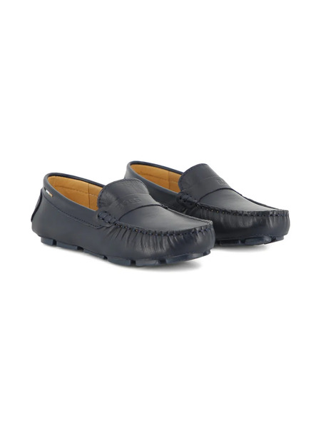  Boss Kidswear Mocassini Con Logo - Blu 