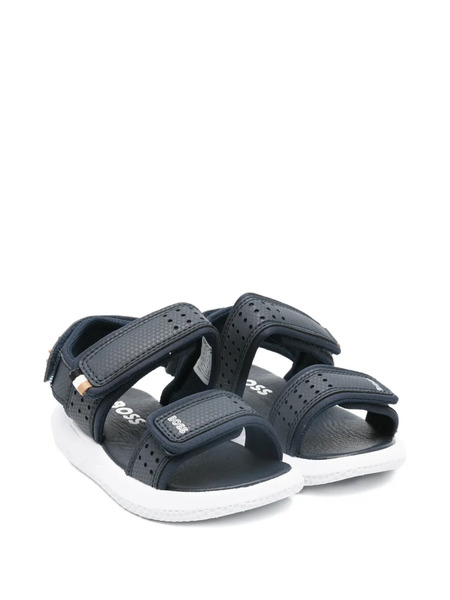  Boss Kidswear Sandali Con Logo - Blu 