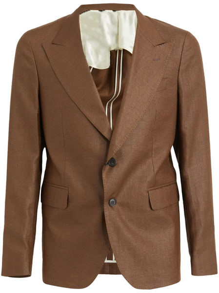 Brian Dales Blazer Monopetto - Marrone 