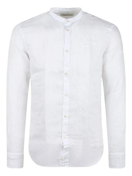  Brian Dales Camicia In Lino - Bianco 