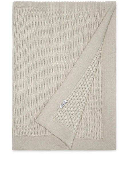  Brunello Cucinelli Coperta A Coste - Toni Neutri 