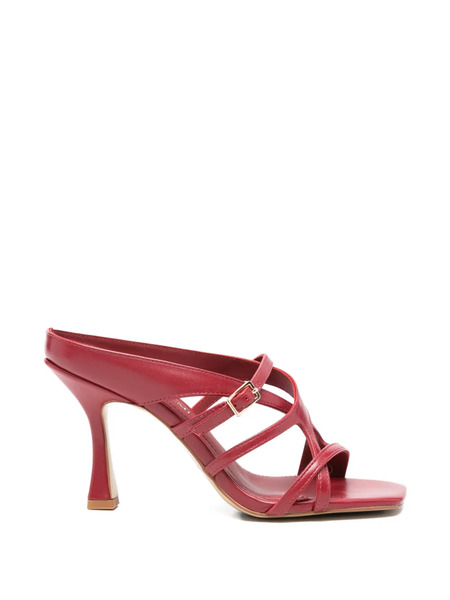  Bruno Premi Sandali In Pelle Con Fibbie - Rosso 