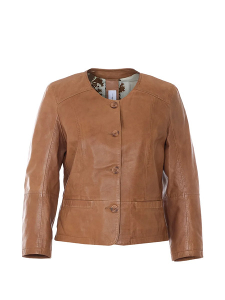  Bully Giacca In Pelle - Marrone 