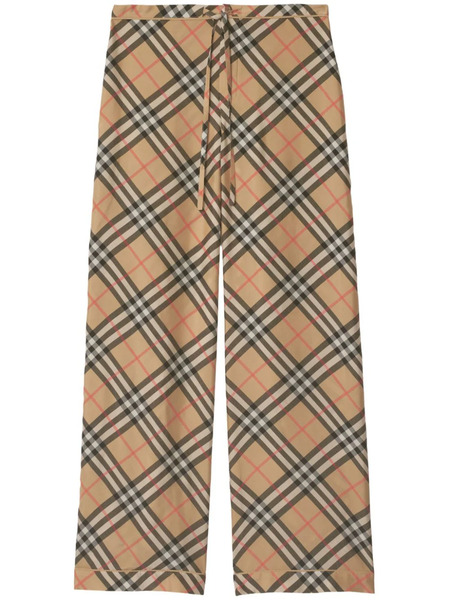  Burberry Pantaloni Pigiama Nova Check - Toni Neutri 