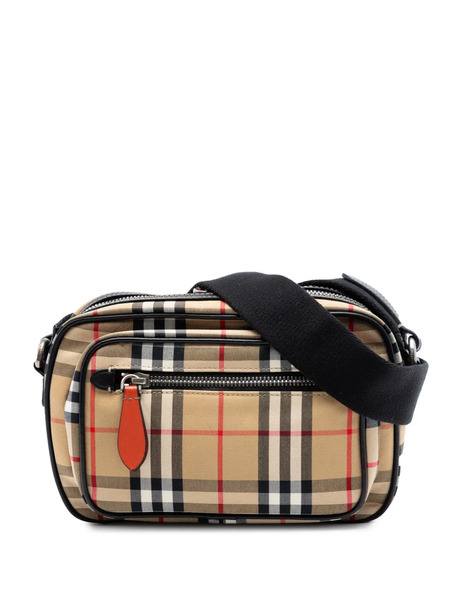  Burberry Pre-owned Borsa A Tracolla Imbottita Con Motivo House Check In Tela 2000-2017 - Toni Neutri 