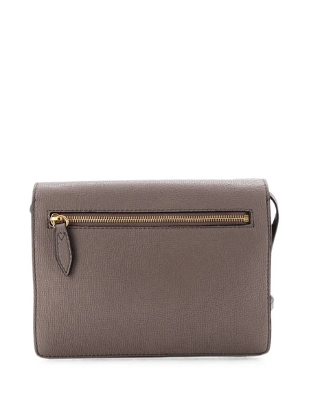  Burberry Pre-owned Borsa A Tracolla Macken Piccola In Pelle E Tela Con Motivo House Check - Toni Neutri 
