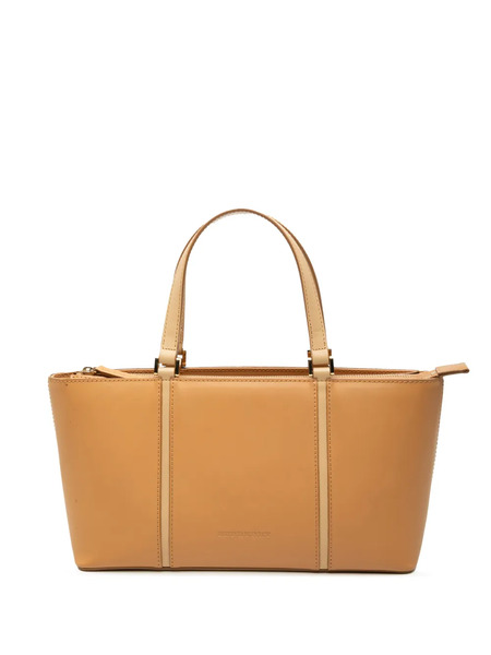  Burberry Pre-owned Borsa Tote In Pelle 2000-2017 - Marrone 