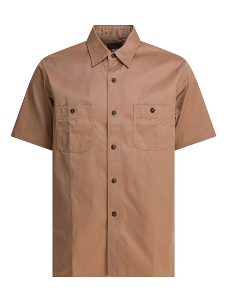  Buzz Ricksons Camicia Con Taschino - Marrone 