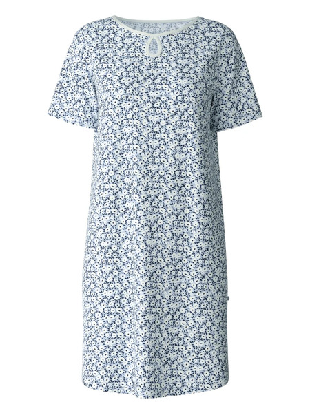  Calida Sottoveste A Fiori - Blu 