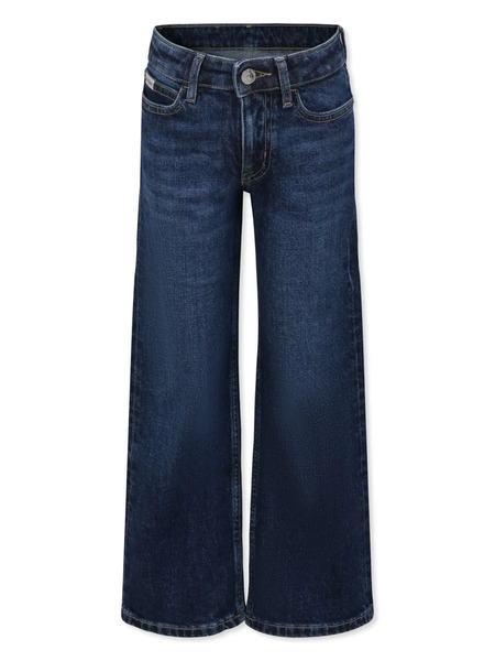  Calvin Klein Kids Jeans A Gamba Ampia - Blu 