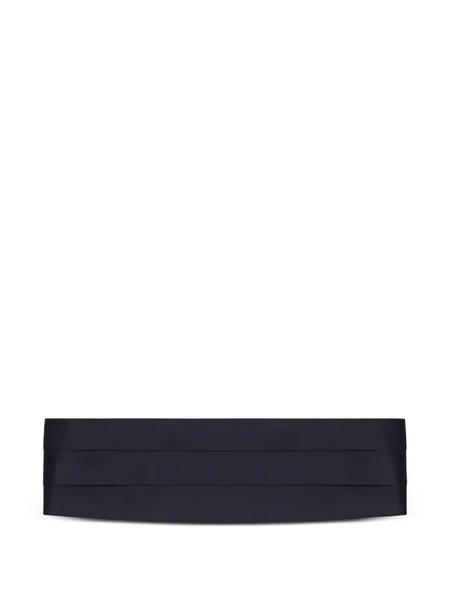  Canali Fascia Da Smoking Con Pieghe - Blu 