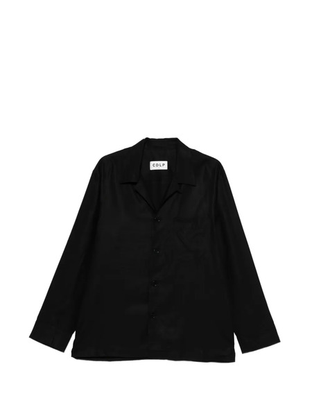  Cdlp Camicia Con Colletto Ampio - Nero 