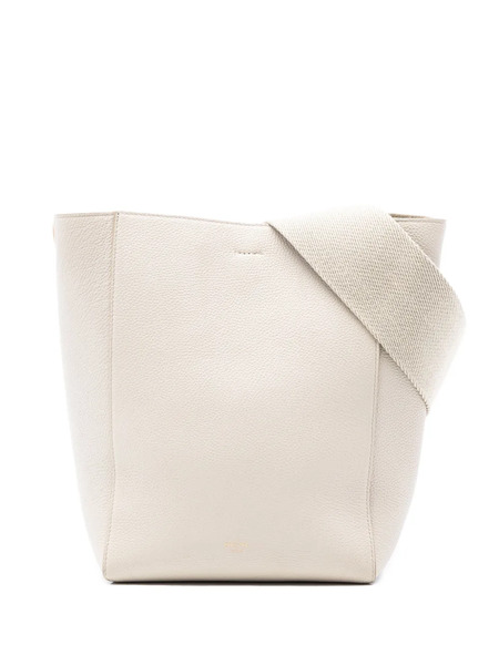  Celine Pre-owned Borsa A Secchiello Seau Sangle Piccola In Pelle Di Vitello Pieno Fiore 2018 - Marrone 