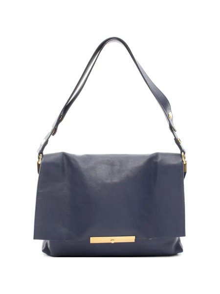  Celine Pre-owned 2000s Blade Leather Shoulder Bag - Blu 
