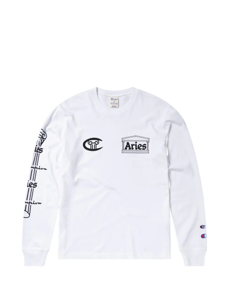  Champion X Aries Felpa Con Logo - Bianco 