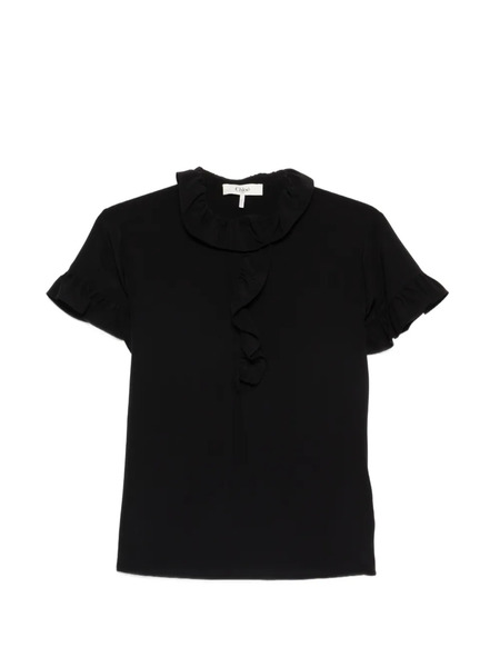  Chloé Blusa A Maniche Corte - Nero 
