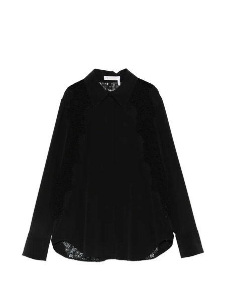  Chloé Camicia A Inserti - Nero 