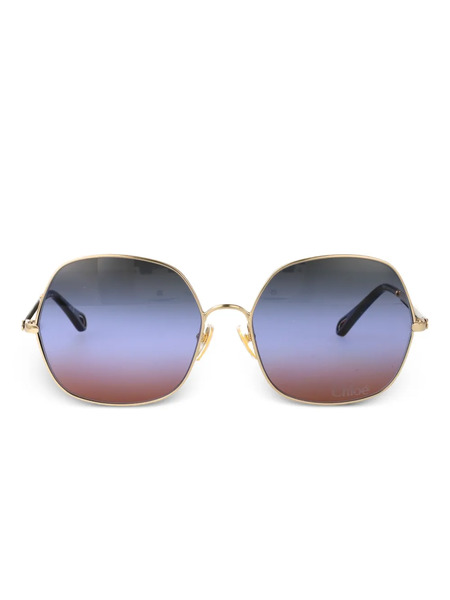  Chloé Eyewear Occhiali Da Sole Oversize - Oro 